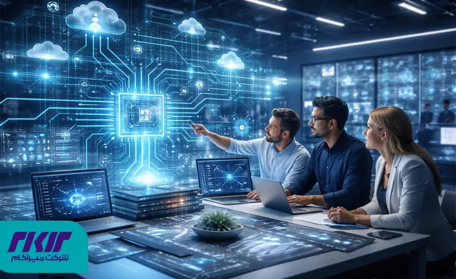 معماری فنی پیادهسازی هوش مصنوعی سازمانی؛ از داده تا تصمیم 1 نمای کلی معماری فنی هوش مصنوعی سازمانی